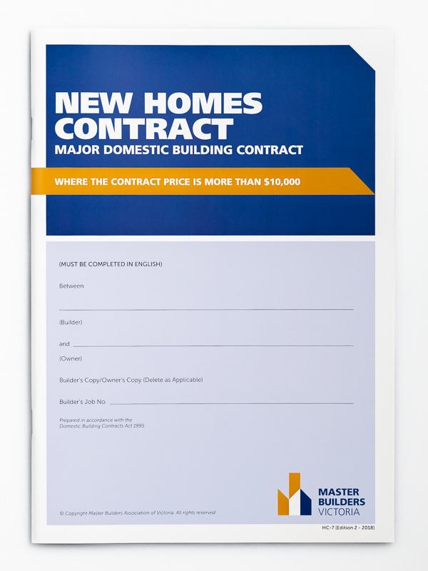 New Homes Contract (HC-7) | Mbav.com.au